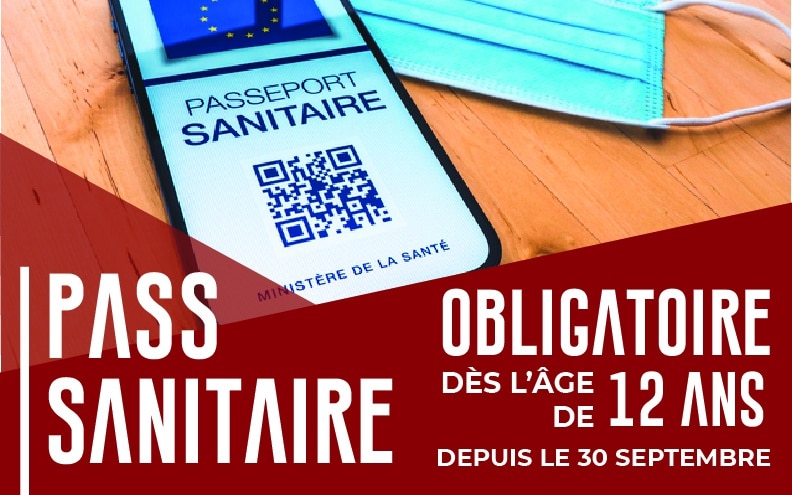 Pass sanitaire demandé aux plus de 12 ans